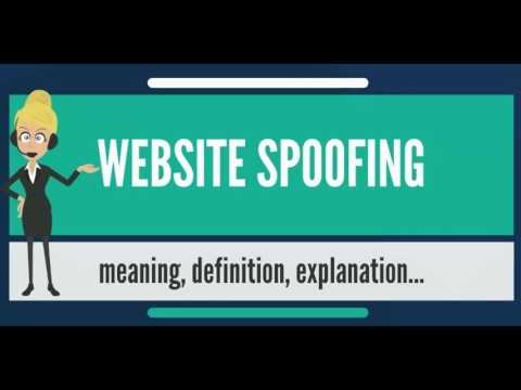 Que es el WebSite Spoofing